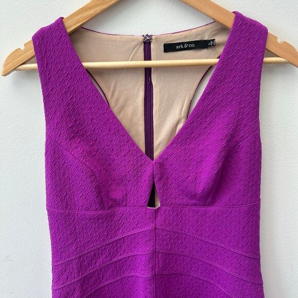 Ark & Co. Fuscia Mini Dress SZ Large - Picture 3 of 4